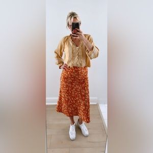 Cotton on midi skirt